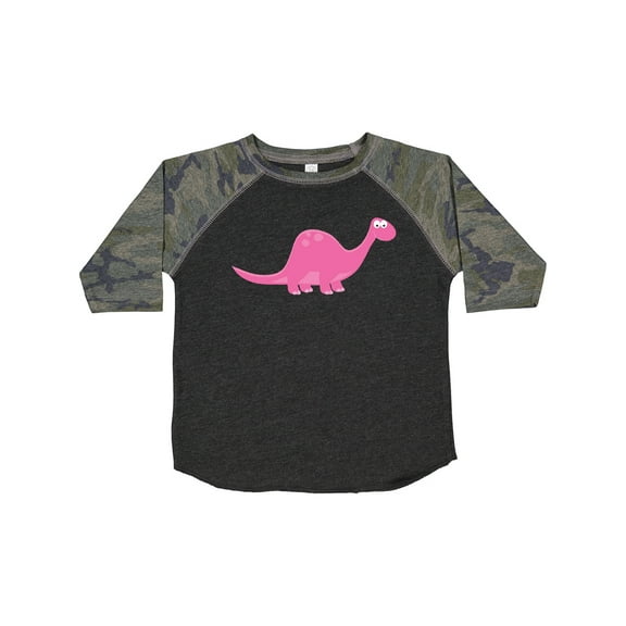 Inktastic Pink Dinosaur Girls Toddler T-Shirt