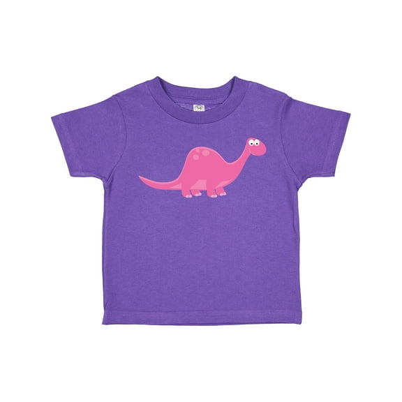 Inktastic Pink Dinosaur Girls Toddler T-Shirt