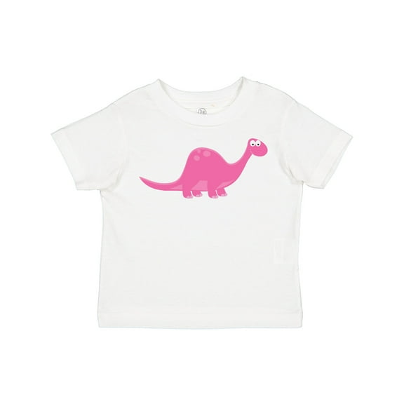 Inktastic Pink Dinosaur Girls Toddler T-Shirt