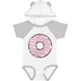 thumbnail image 1 of Inktastic Pink Donut, Donut Frosting, Donut Icing, Glaze Boys or Girls Baby Bodysuit, 1 of 5