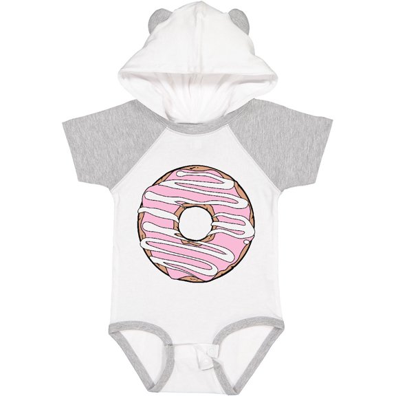 Inktastic Pink Donut, Donut Frosting, Donut Icing, Glaze Boys or Girls Baby Bodysuit