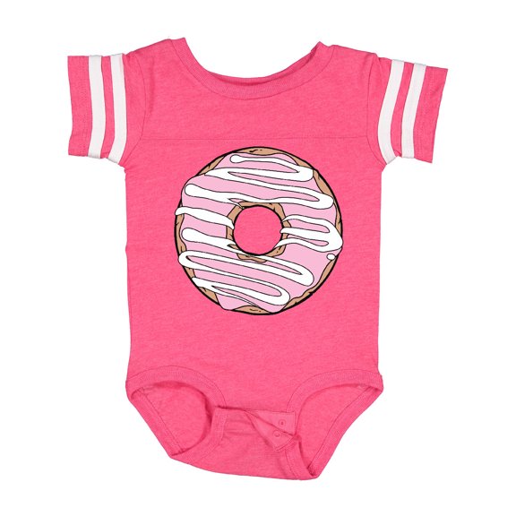 Inktastic Pink Donut, Donut Frosting, Donut Icing, Glaze Boys or Girls Baby Bodysuit