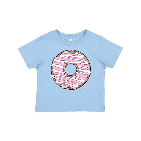 Inktastic Donut Pink Frosting White Icing Boys or Girls Baby T-Shirt
