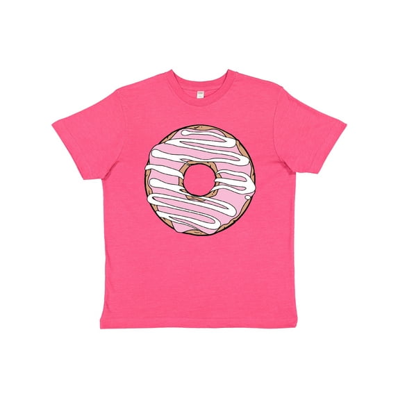 Inktastic Pink Donut, Donut Frosting, Donut Icing, Glaze Youth T-Shirt