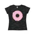 thumbnail image 1 of Inktastic Pink Donut, Donut With Colorful Sprinkles, Frosting Women's T-Shirt, 1 of 5