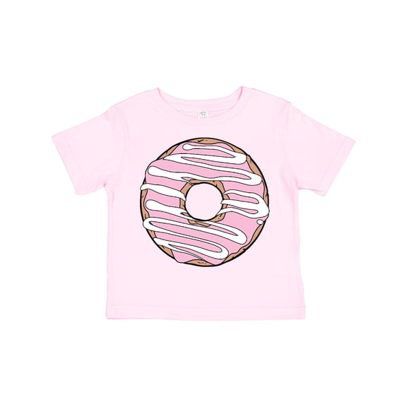 Inktastic Pink Donut, Doughnut, Glaze, Icing, Frosting Boys or Girls Toddler T-Shirt