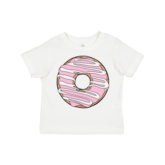 Inktastic Pink Donut, Doughnut, Glaze, Icing, Frosting Boys or Girls Toddler T-Shirt