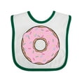 thumbnail image 1 of Inktastic Pink Donut with Sprinkles Boys or Girls Baby Bib, 1 of 4
