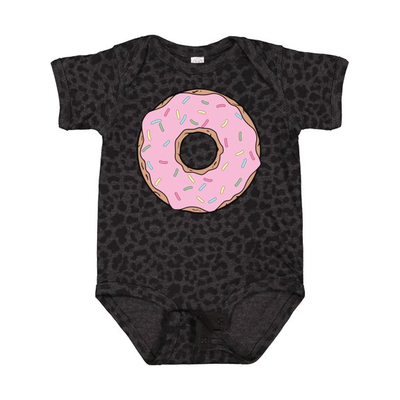 Inktastic Pink Donut with Sprinkles Boys or Girls Baby Bodysuit