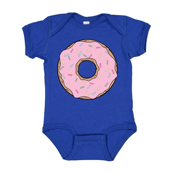 Inktastic Pink Donut with Sprinkles Boys or Girls Baby Bodysuit