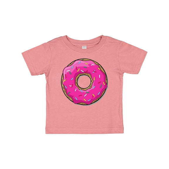 Inktastic Pink Donut with Sprinkles Boys or Girls Baby T-Shirt