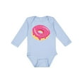 thumbnail image 1 of Inktastic Pink Donut with Sprinkles Boys or Girls Long Sleeve Baby Bodysuit, 1 of 5