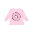 thumbnail image 1 of Inktastic Pink Donut with Sprinkles Boys or Girls Long Sleeve Toddler T-Shirt, 1 of 5