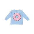 thumbnail image 1 of Inktastic Pink Donut with Sprinkles Boys or Girls Long Sleeve Toddler T-Shirt, 1 of 5
