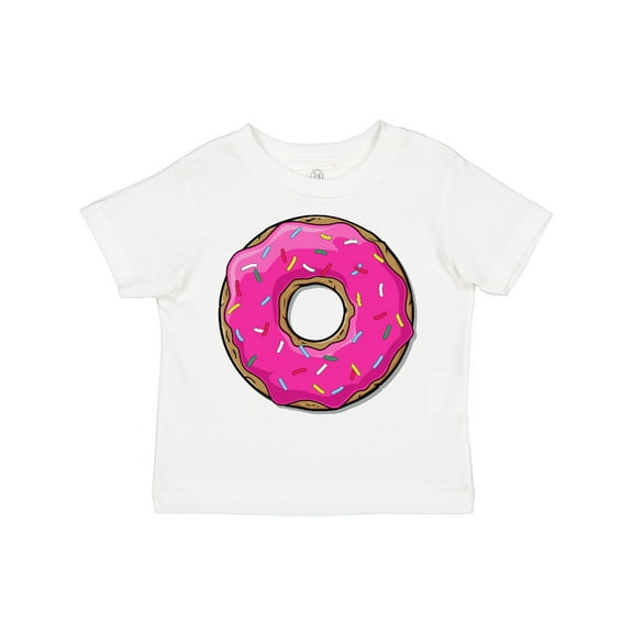Inktastic Pink Donut with Sprinkles Boys or Girls Toddler T-Shirt