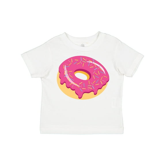 Inktastic Pink Donut with Sprinkles Boys or Girls Toddler T-Shirt
