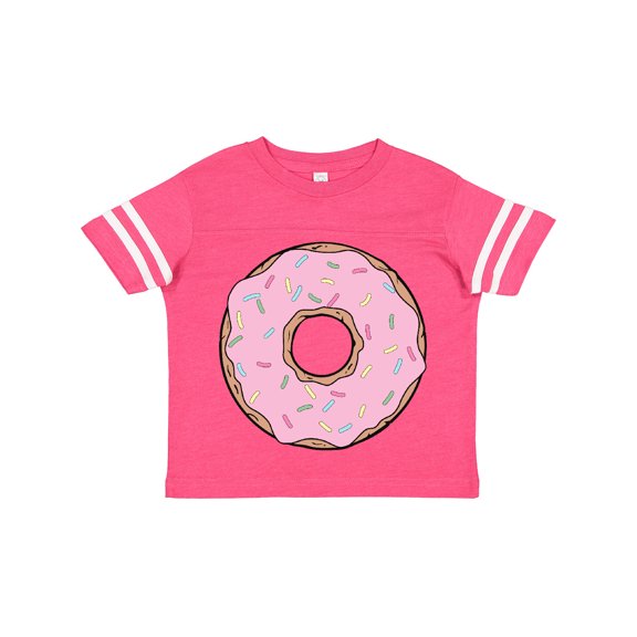 Inktastic Pink Donut with Sprinkles Boys or Girls Toddler T-Shirt