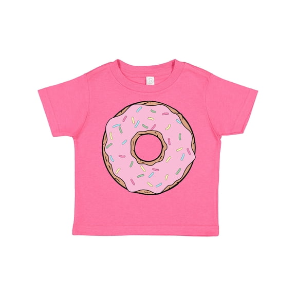 Inktastic Pink Donut with Sprinkles Boys or Girls Toddler T-Shirt