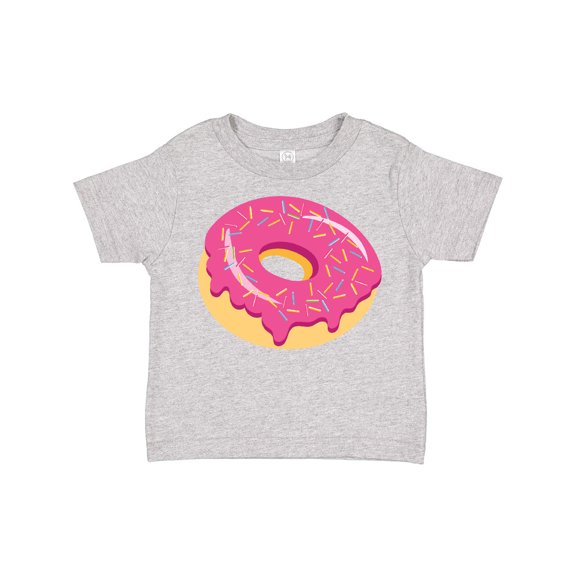 Inktastic Pink Donut with Sprinkles Boys or Girls Toddler T-Shirt