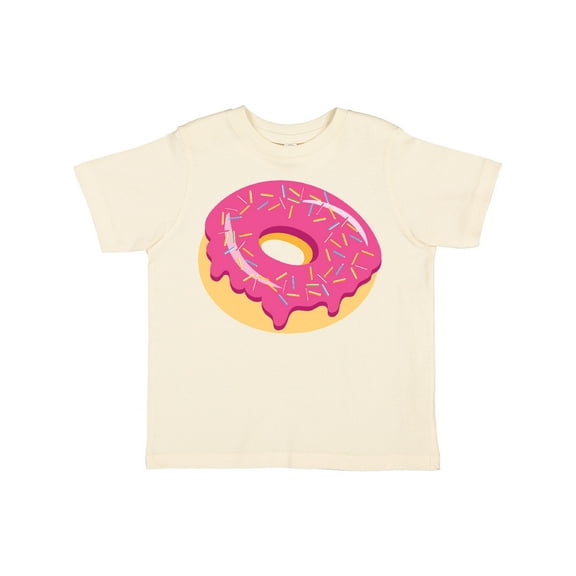 Inktastic Pink Donut with Sprinkles Boys or Girls Toddler T-Shirt