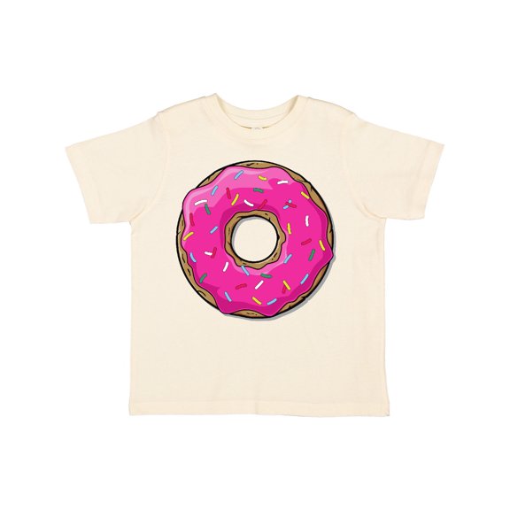 Inktastic Pink Donut with Sprinkles Boys or Girls Toddler T-Shirt