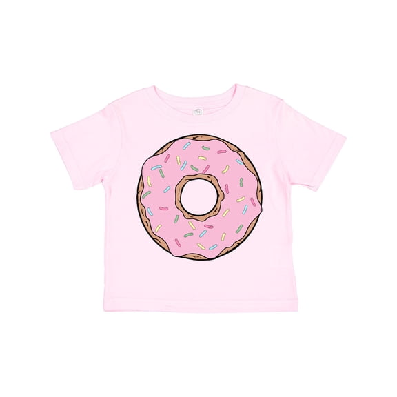 Inktastic Pink Donut with Sprinkles Boys or Girls Toddler T-Shirt