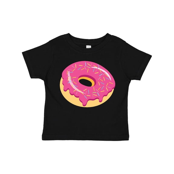Inktastic Pink Donut with Sprinkles Boys or Girls Toddler T-Shirt