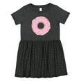 thumbnail image 1 of Inktastic Pink Donut with Sprinkles Girls Toddler Dress, 1 of 5