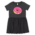thumbnail image 1 of Inktastic Pink Donut with Sprinkles Girls Toddler Dress, 1 of 5
