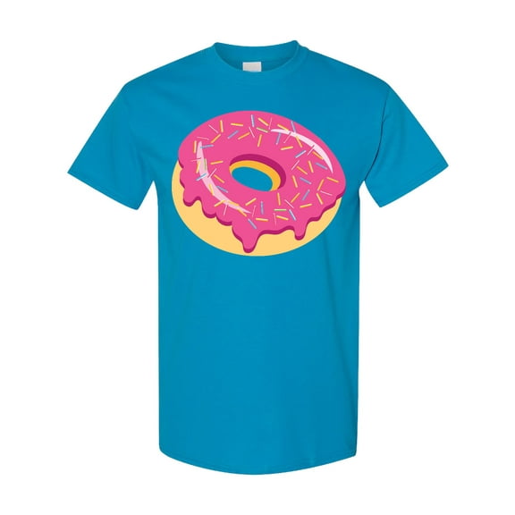 Inktastic Pink Donut with Sprinkles T-Shirt