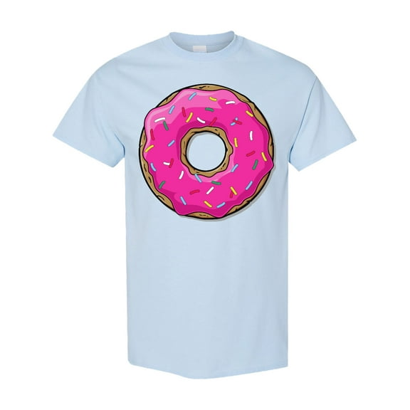 Inktastic Pink Donut with Sprinkles T-Shirt