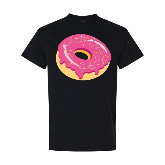 Inktastic Pink Donut with Sprinkles T-Shirt