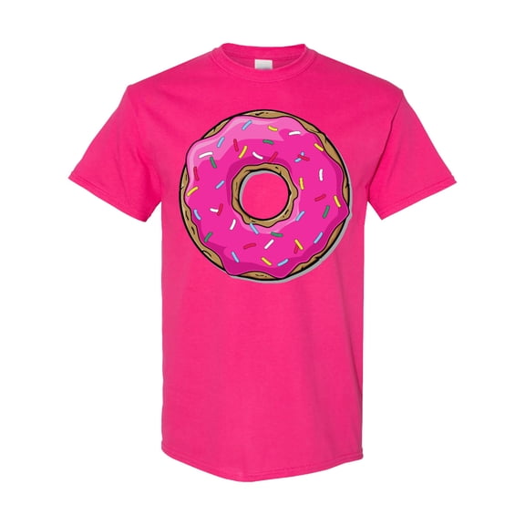 Inktastic Pink Donut with Sprinkles T-Shirt