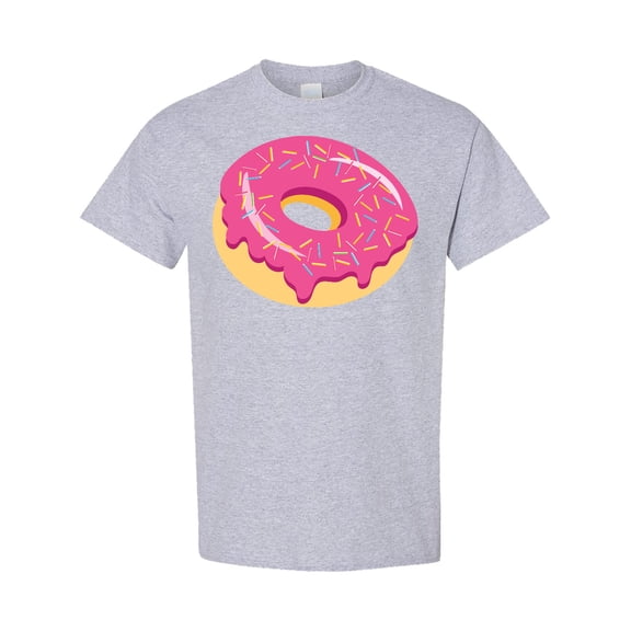 Inktastic Pink Donut with Sprinkles T-Shirt