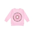 thumbnail image 1 of Inktastic Pink Donut with Sprinkles Toddler Sweatshirt, 1 of 4