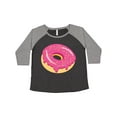 thumbnail image 1 of Inktastic Pink Donut with Sprinkles Women's Plus Size T-Shirt, 1 of 5