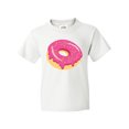 thumbnail image 1 of Inktastic Pink Donut with Sprinkles Youth T-Shirt, 1 of 5