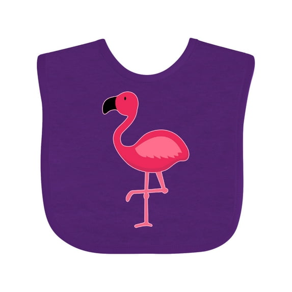 Inktastic Pink Flamingo Boys or Girls Baby Bib
