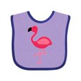 thumbnail image 1 of Inktastic Pink Flamingo Boys or Girls Baby Bib, 1 of 4