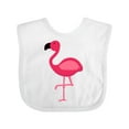 thumbnail image 1 of Inktastic Pink Flamingo Boys or Girls Baby Bib, 1 of 4