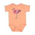thumbnail image 1 of Inktastic Pink Flamingo Boys or Girls Baby Bodysuit, 1 of 5