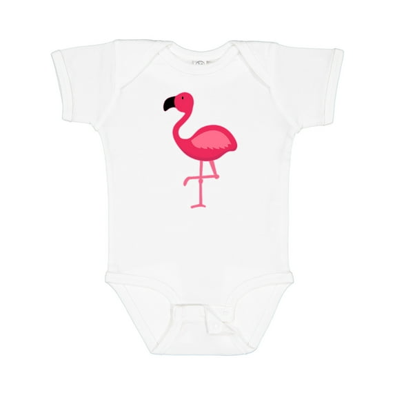 Inktastic Pink Flamingo Boys or Girls Baby Bodysuit