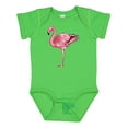 thumbnail image 1 of Inktastic Pink Flamingo Boys or Girls Baby Bodysuit, 1 of 5