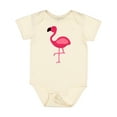 thumbnail image 1 of Inktastic Pink Flamingo Boys or Girls Baby Bodysuit, 1 of 5