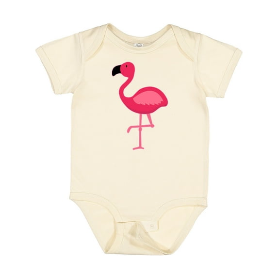 Inktastic Pink Flamingo Boys or Girls Baby Bodysuit