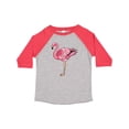 thumbnail image 1 of Inktastic Pink Flamingo Boys or Girls Toddler T-Shirt, 1 of 5