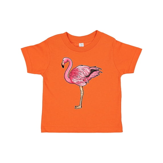 Inktastic Pink Flamingo Boys or Girls Toddler T-Shirt
