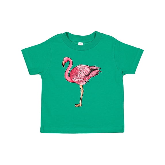 Inktastic Pink Flamingo Boys or Girls Toddler T-Shirt