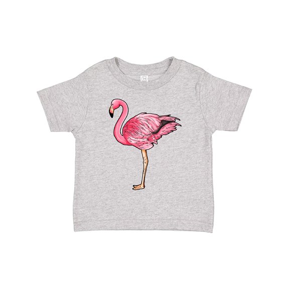 Inktastic Pink Flamingo Boys or Girls Toddler T-Shirt