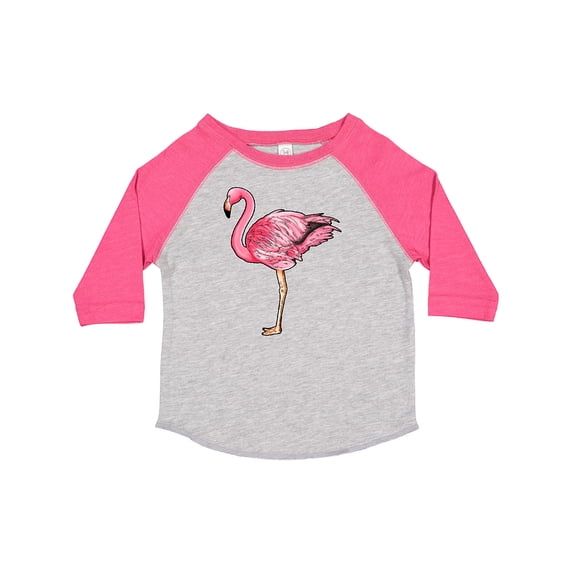 Inktastic Pink Flamingo Boys or Girls Toddler T-Shirt